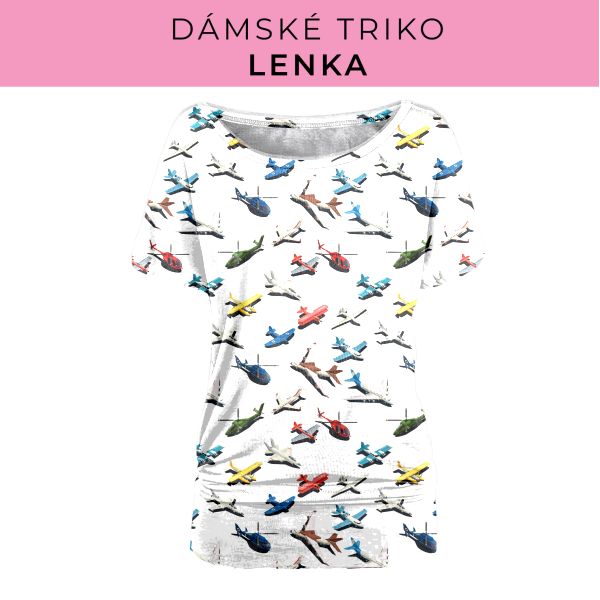 DÁMSKÝ střih - Triko Lenka