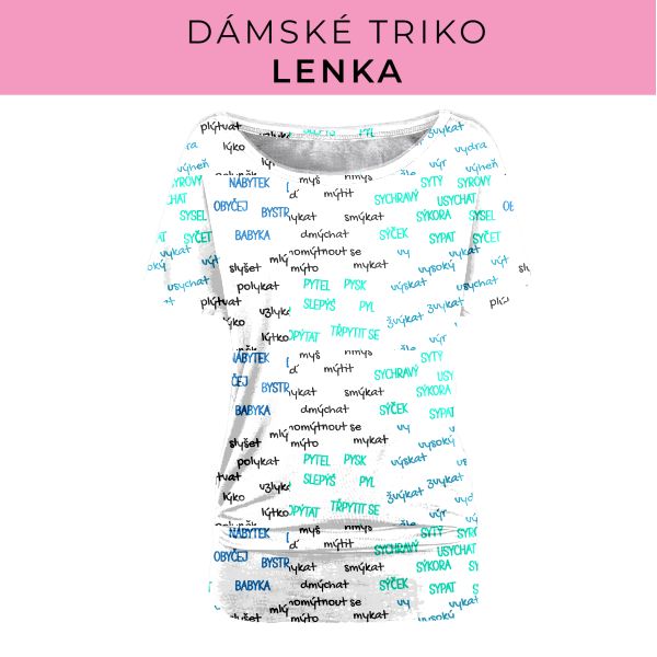 DÁMSKÝ střih - Triko Lenka