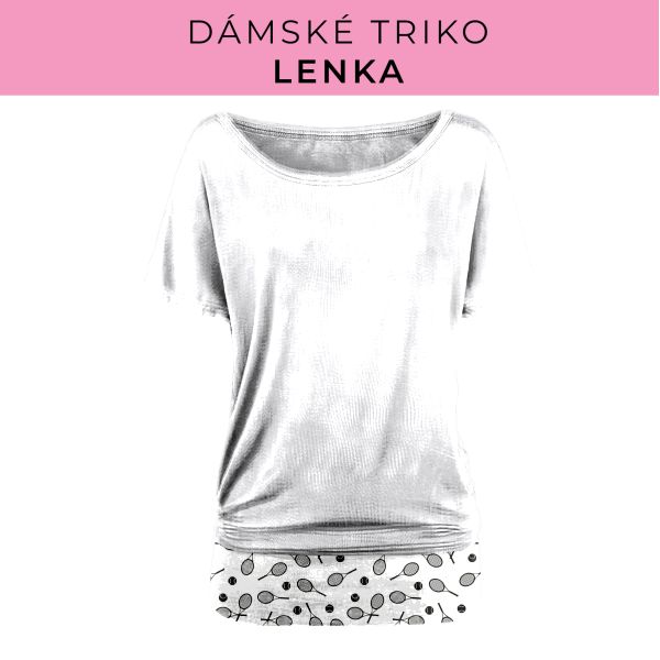 DÁMSKÝ střih - Triko Lenka