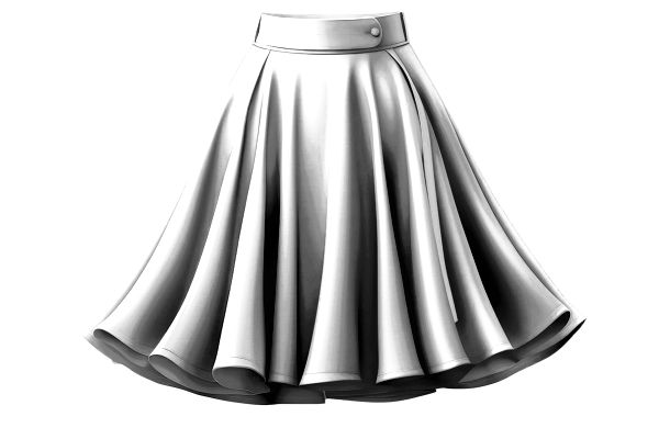 DÁMSKÝ střih - Kolová sukně