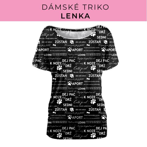 DÁMSKÝ střih - Triko Lenka