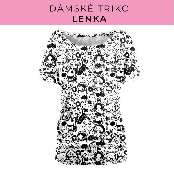 DÁMSKÝ střih - Triko Lenka