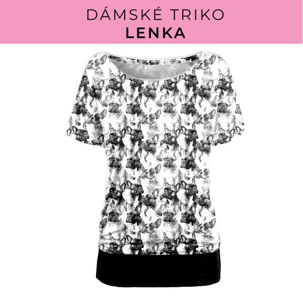 DÁMSKÝ střih - Triko Lenka