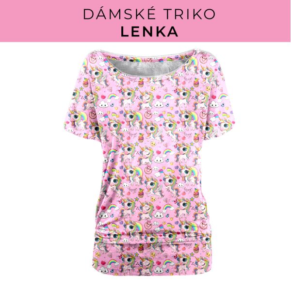 DÁMSKÝ střih - Triko Lenka