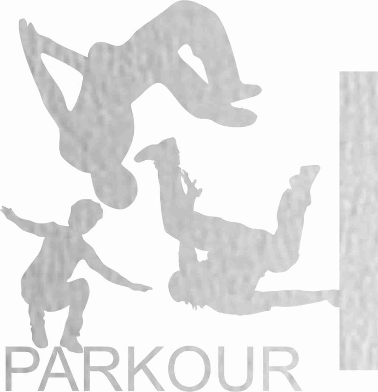 Nažehlovačka parkour reflexka vyrobeno v EU