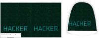 Panel na čepice- hacker