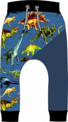 Malovaní dinosaurové na modré-sublimační digitální tisk mavaga design