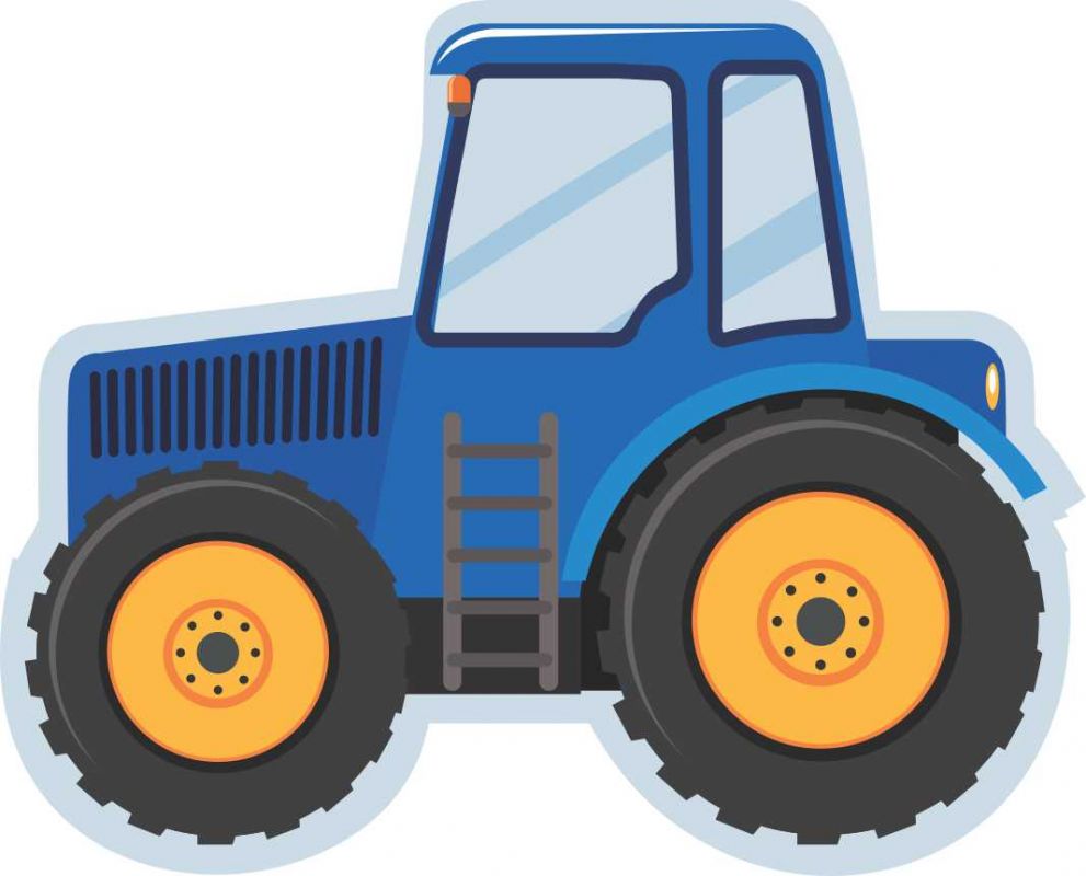 Pyžamožrout panel -traktor modrý -SOFT ČESKÝ VÝROBEK