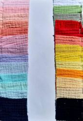 Mušelín ( fáčovina ) světle růžová -barva 110 vyrobeno v EU- atest pro děti bavlna