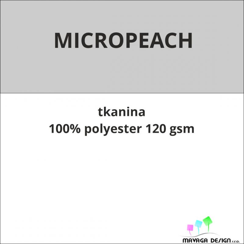 Micropeach vlastní vzor -CELOTISK český výrobce