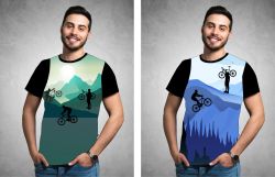 PANEL na triko –cyklistika- varianty mavaga design