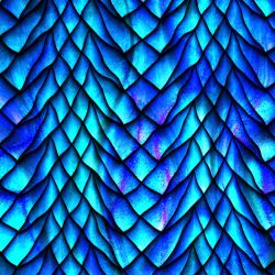 Dračí kůže modrá -sublimační digitální tisk mavaga design