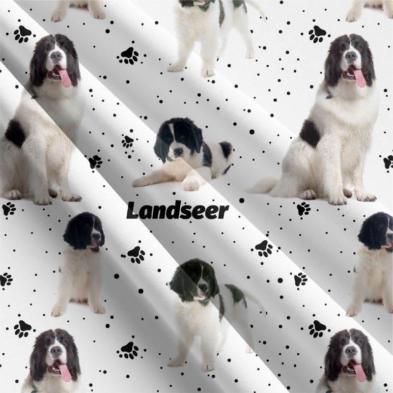 Landseer -sublimační digitální tisk mavaga design