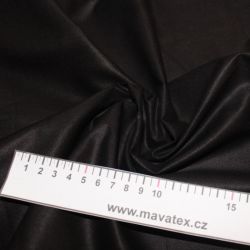 Černá oboustranně barvená bavlna vyrobeno v EU- atest pro děti bavlna