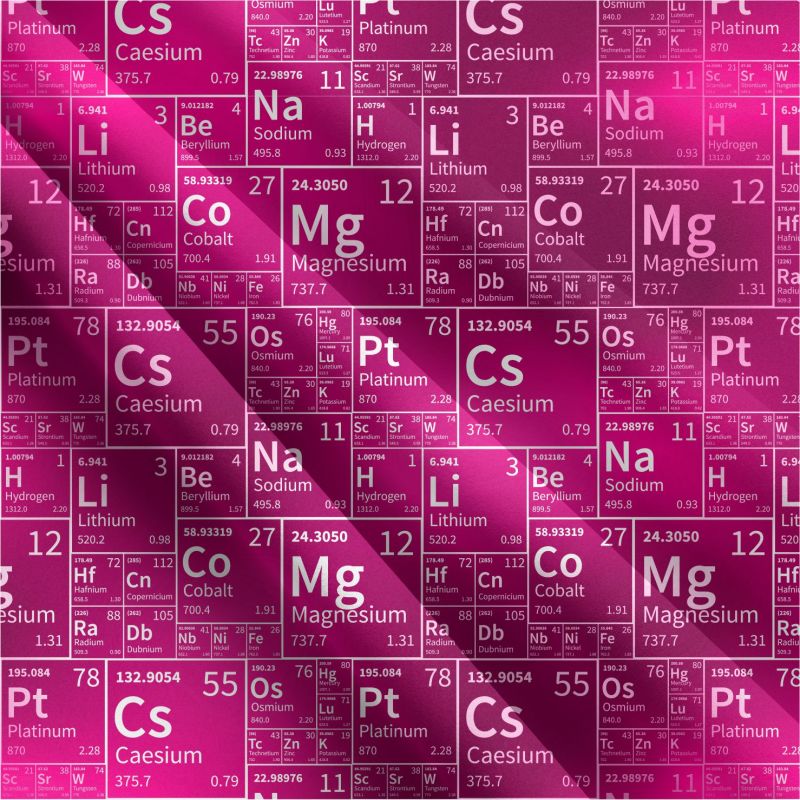 Chemie růžová- digitální tisk mavaga design