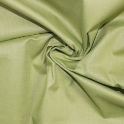 Zelená oliva oboustranně barvená bavlna