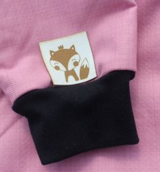 Koženkový štítek gravír - "malá láska"- varianty vyrobeno v EU
