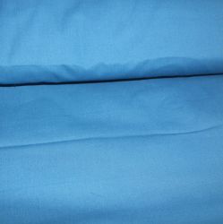 Opal modrá bavlna oboustranně barvená vyrobeno v EU- atest pro děti bavlna