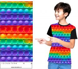 POPIT- barevný mix- digitální tisk mavaga design