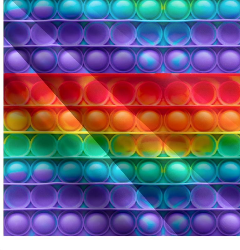 POPIT- barevný mix- digitální tisk mavaga design