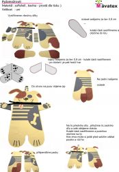 Pyžamožrout panel -prasátko -SOFT vyrobeno v EU- atest pro děti bavlna
