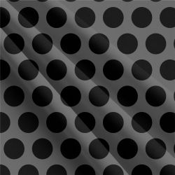 Černý puntík na šedé- 3 cm - digitální tisk mavaga design
