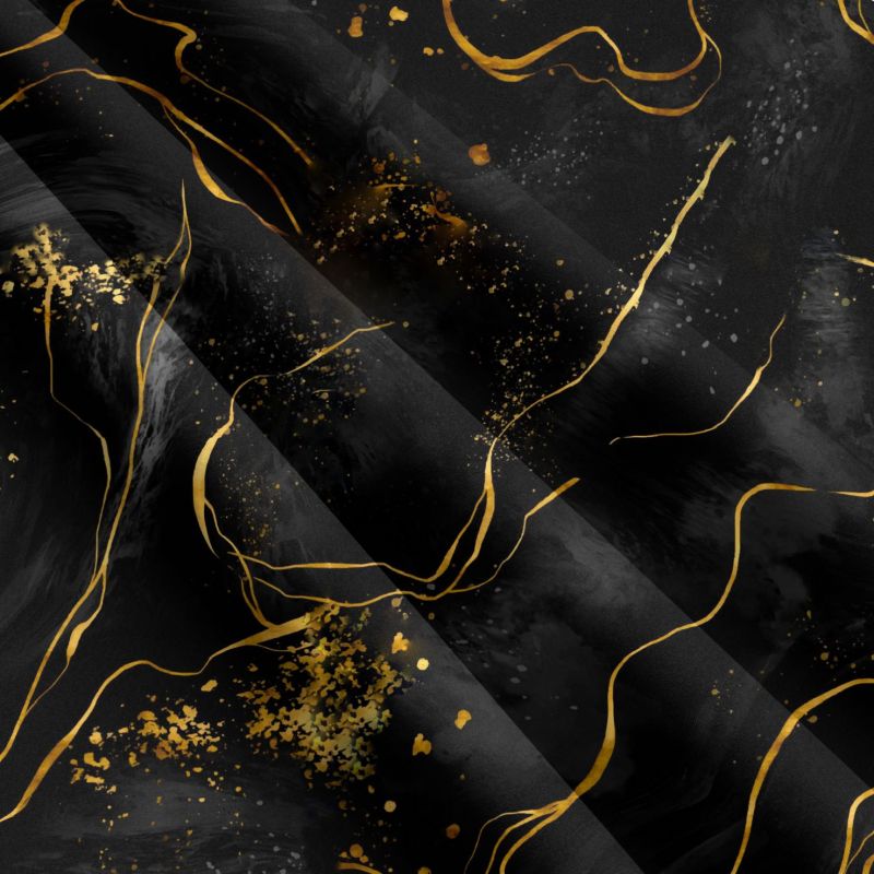 Mramor zlato-černý -sublimační digitální tisk mavaga design