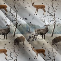 V lese-divoká zvířata - digitální tisk mavaga design