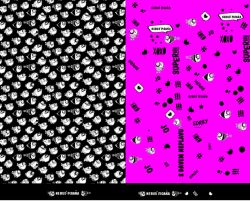 Dvoj-PANEL na šaty / triko/leginy -NEBUĎ PIRAŇA FLU růžová - varianty mavaga design