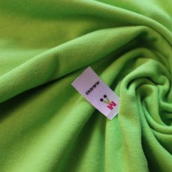 RIB 1x1 jablíčková zelená s elastanem - barva 498 EU-úplety atest pro děti