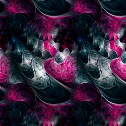 Fraktály růžovo-šedé-sublimační digitální tisk mavaga design
