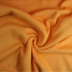 Teplákovina oranžová počesaná - 310 gsm -barva 340 vyrobeno v Turecku