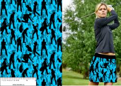 Golf černo-modrá -materiálové varianty mavaga design