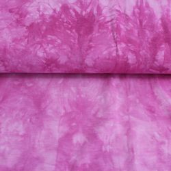 Jednolícní úplet batika růžová -200 gsm EU-úplety atest pro děti