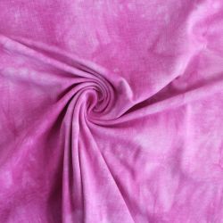 Jednolícní úplet batika růžová -200 gsm