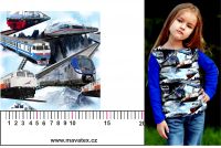 Teplákovina vlaky mavatex -270 gsm EU-úplety atest pro děti