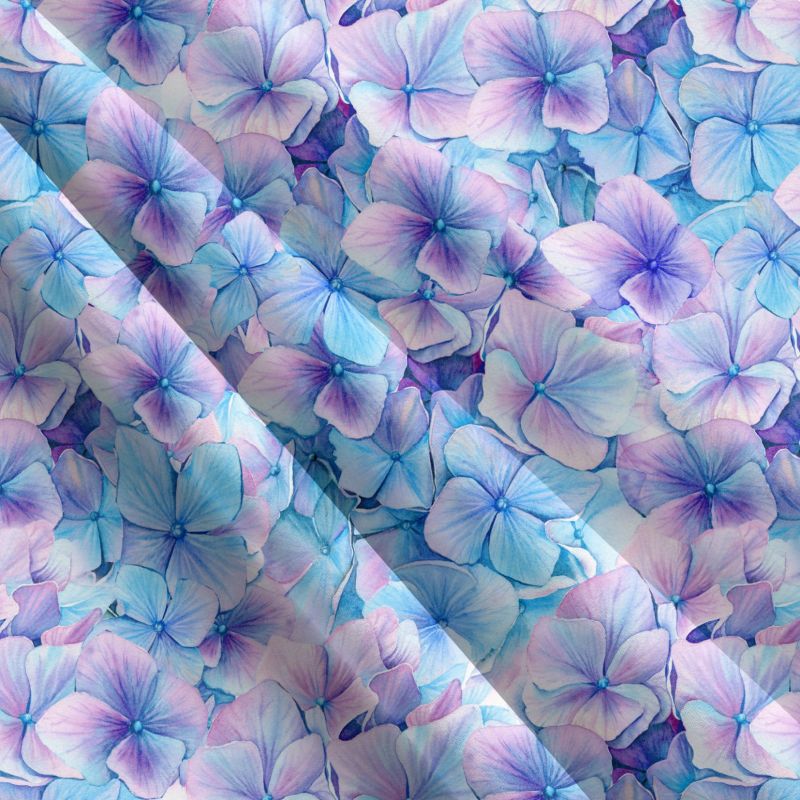 Modro-fialové hortenzie -materiálové varianty mavaga design