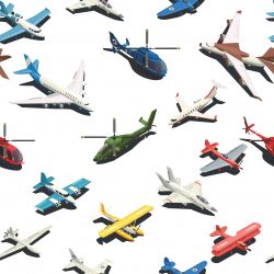 Letadla barevná na bílé-sublimační digitální tisk