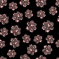 Tlapky diamantové růžové - sublimační digitální tisk