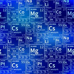 Chemie modrá- digitální tisk