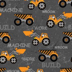 Traktory a nakldače na šedé-sublimační digitální tisk