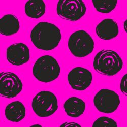 Akvarelové puntíky na růžové- digitální tisk