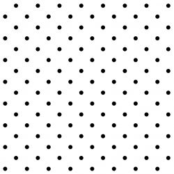 Černý puntík na bílé -0,7 cm- digitální tisk