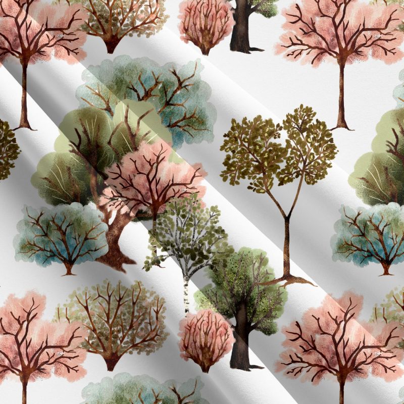 Akvarelové stromy-materiálové varianty mavaga design