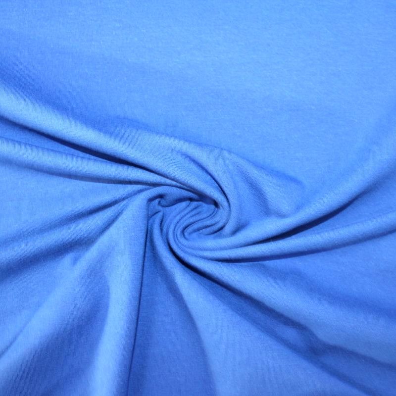Jednolícní úplet modrá ROYAL- barva 970 -210 gsm EU-úplety atest pro děti