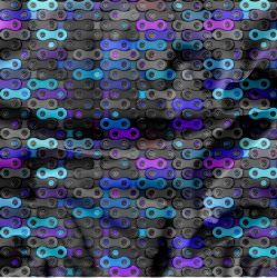 Řetěz fialovo-modrý-digitální tisk mavaga design