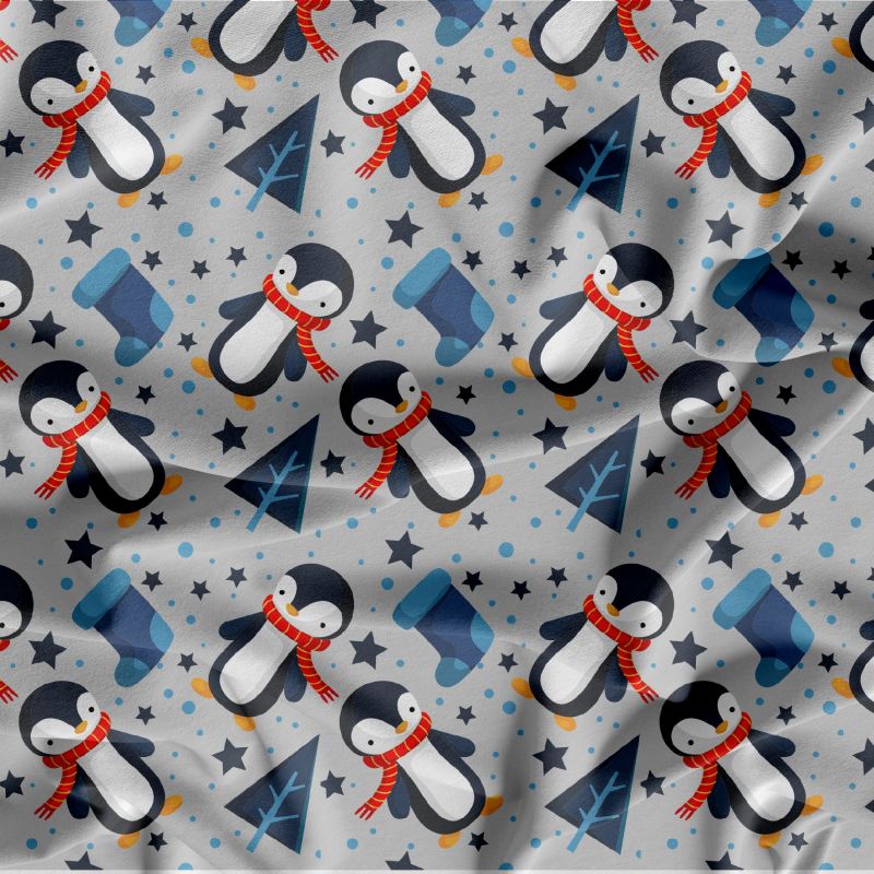 Tučňáci-sublimační digitální tisk mavaga design