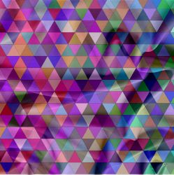 Barevné trojúhelníky- digitální tisk mavaga design
