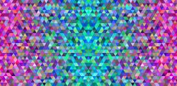 Barevné trojúhelníky- digitální tisk