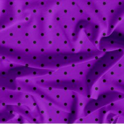 Černý puntík na fialové -0,7 cm- digitální tisk mavaga design
